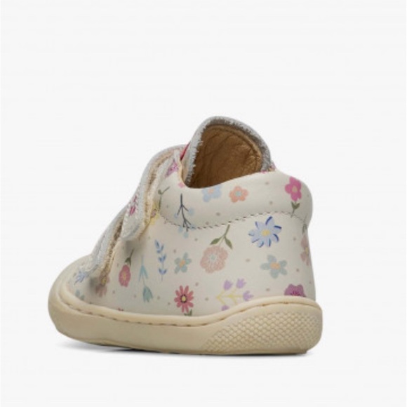NWT NATURINO COCOON VL Leather first step shoes with flowers in White - Picture 4 of 15